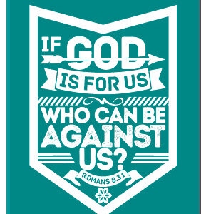 Kadobord if God is for us - MA23317 -  Cadeauborden A4 bij MajesticAlly