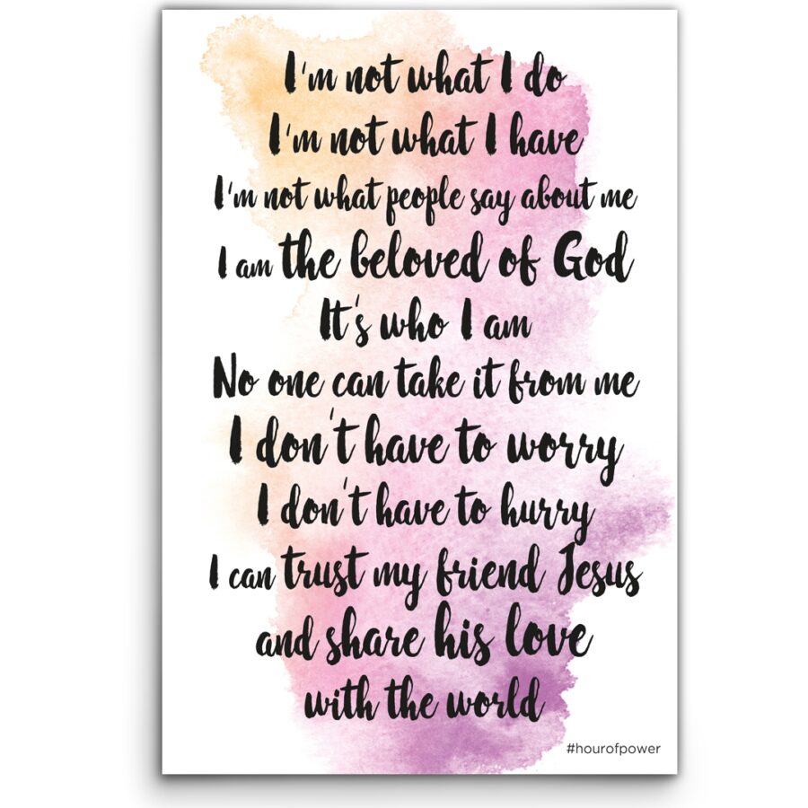 Cadeaubord the beloved of God - MA24204 -  Cadeauborden A4 bij MajesticAlly