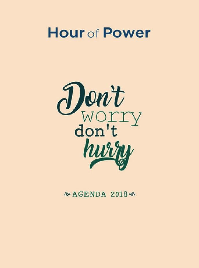 Hour of Power Agenda 2018 - 9789078893417 -  Kalenders/agenda's 2018 bij MajesticAlly