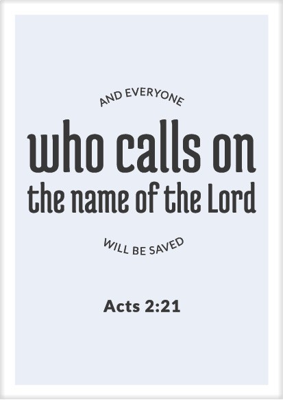 Kaart 'Who calls on the Lord' - MA25026 -  Beautiful Day bij MajesticAlly