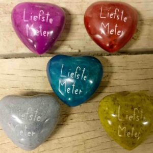 Liefste meter groen hart steen - 5500359497 -  Fairtrade bij MajesticAlly