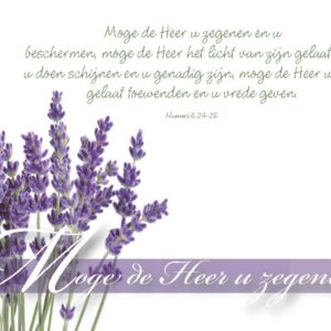 Minikaart moge de Here je zegenen - 46207 -  Minikaartjes bij MajesticAlly