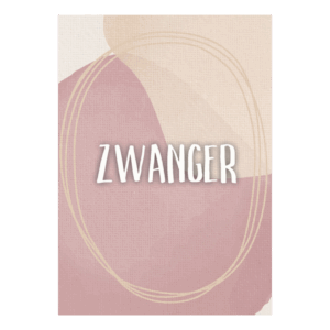 Wenskaart 'Zwanger'