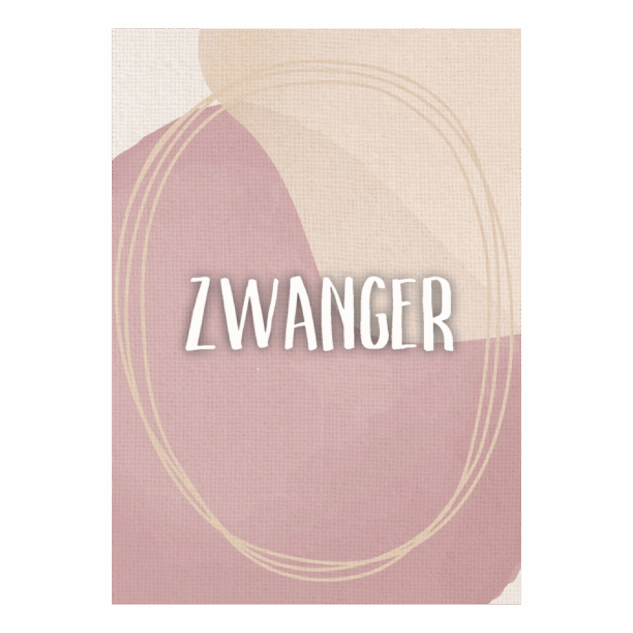 Wenskaart 'Zwanger'