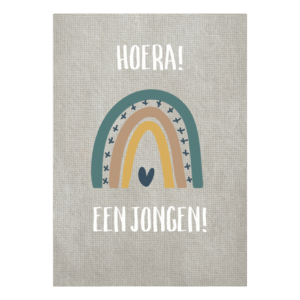 Wenskaart 'Een jongen'