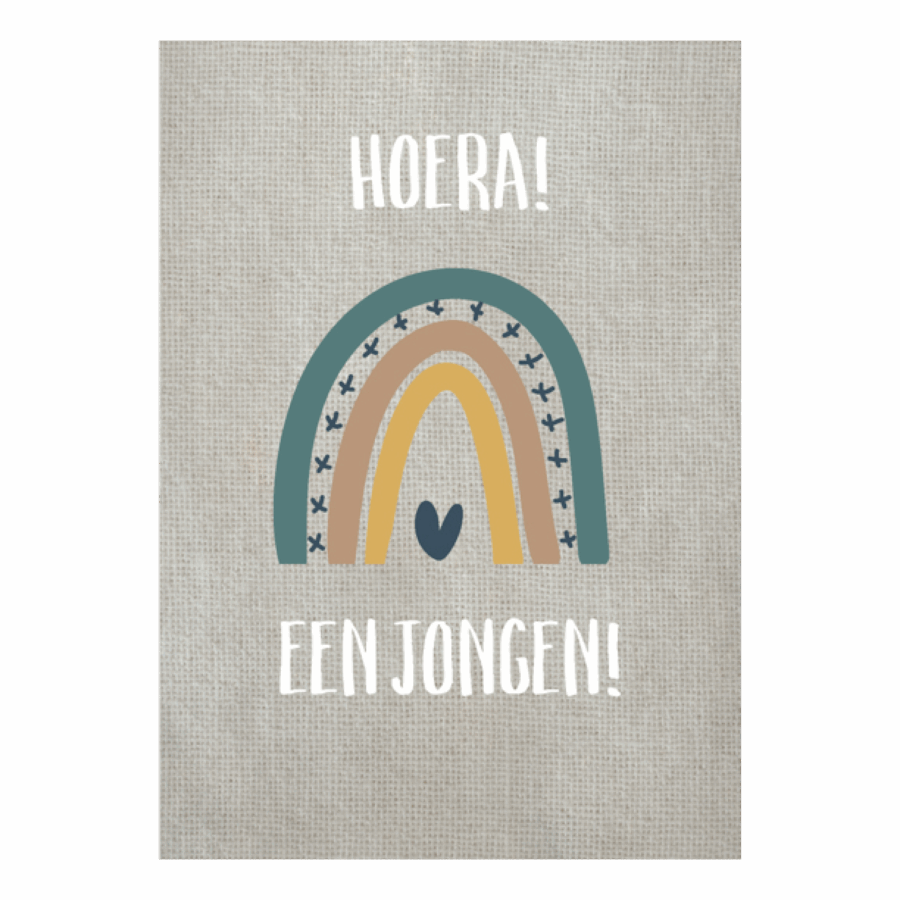 Wenskaart 'Een jongen'