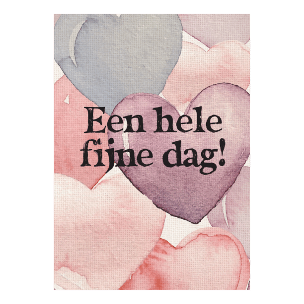 Wenskaart 'Fijne dag'