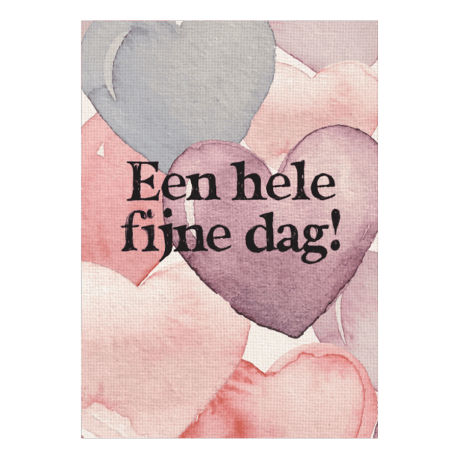 Wenskaart 'Fijne dag'