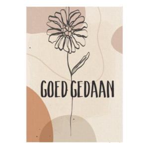 Wenskaart 'Goed gedaan'