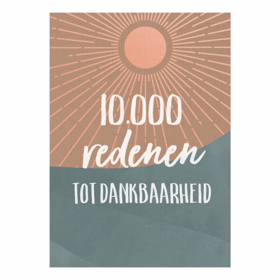 Wenskaart '10.000 redenen'