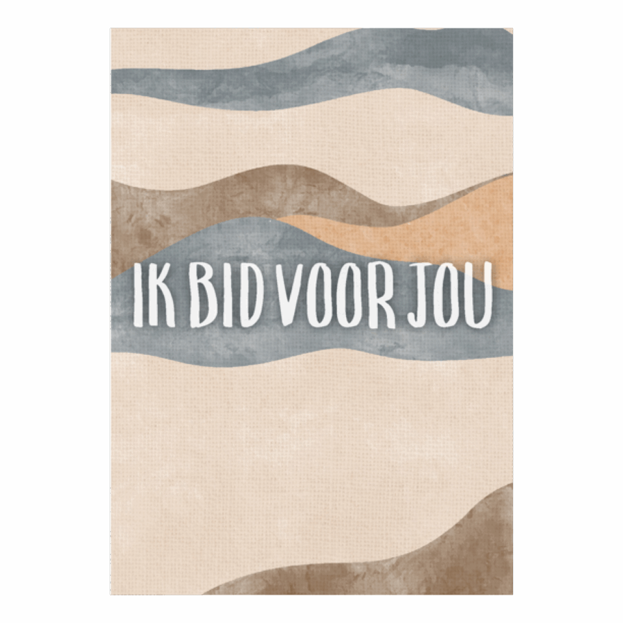 Wenskaart 'Ik bid voor jou'