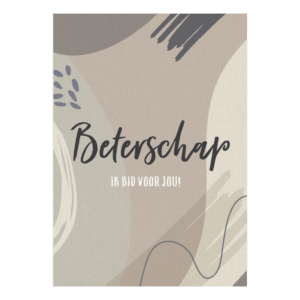Wenskaart 'Beterschap'