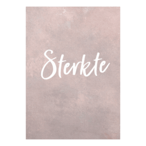 Wenskaart 'Sterkte'
