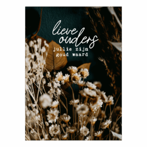 Interieurbord 'Lieve ouders'