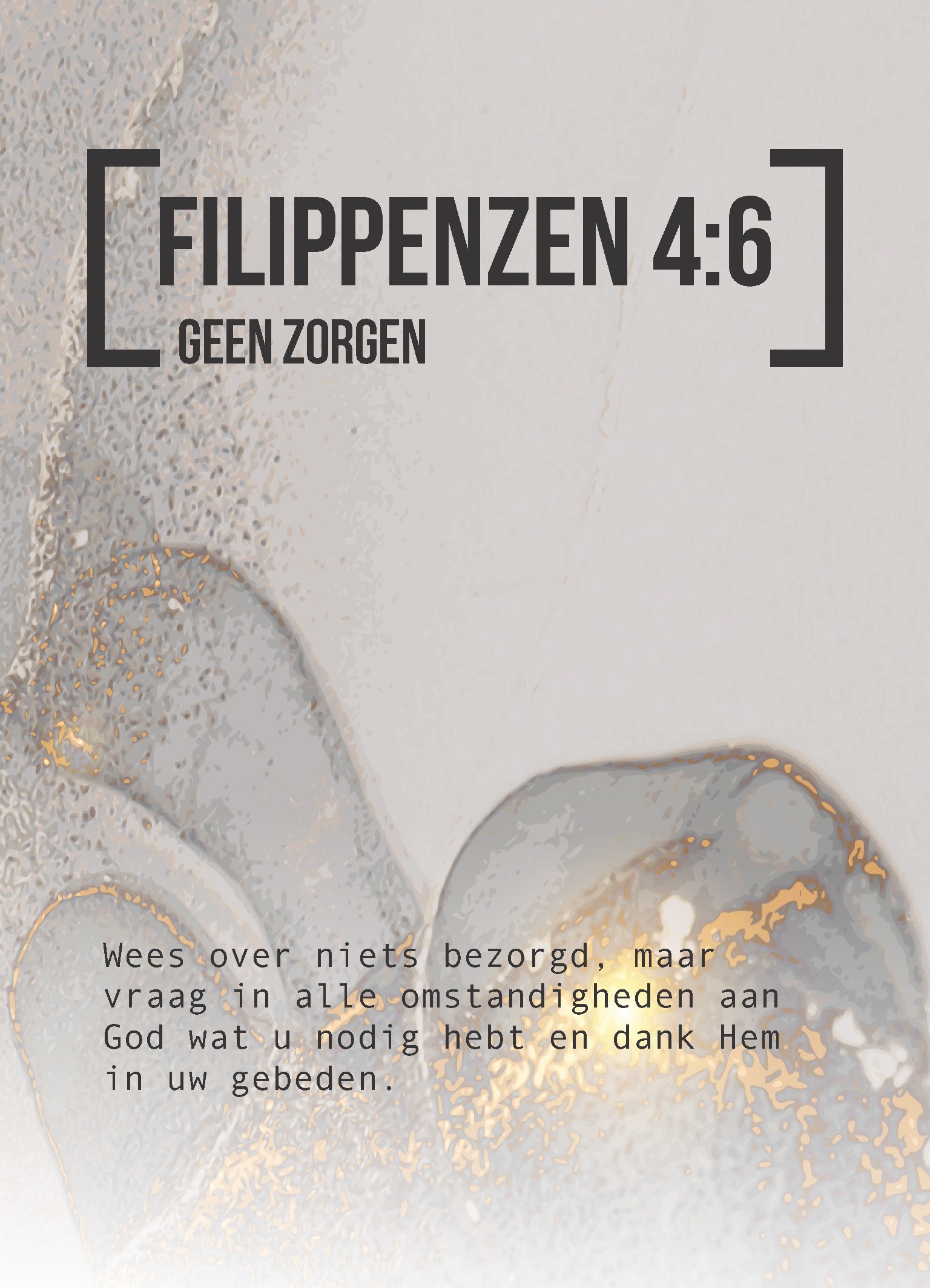 Bijbeltekstkaart 'Filippenzen 4:6' NBV21 - MA42007 -  Interieurkaarten bij MajesticAlly