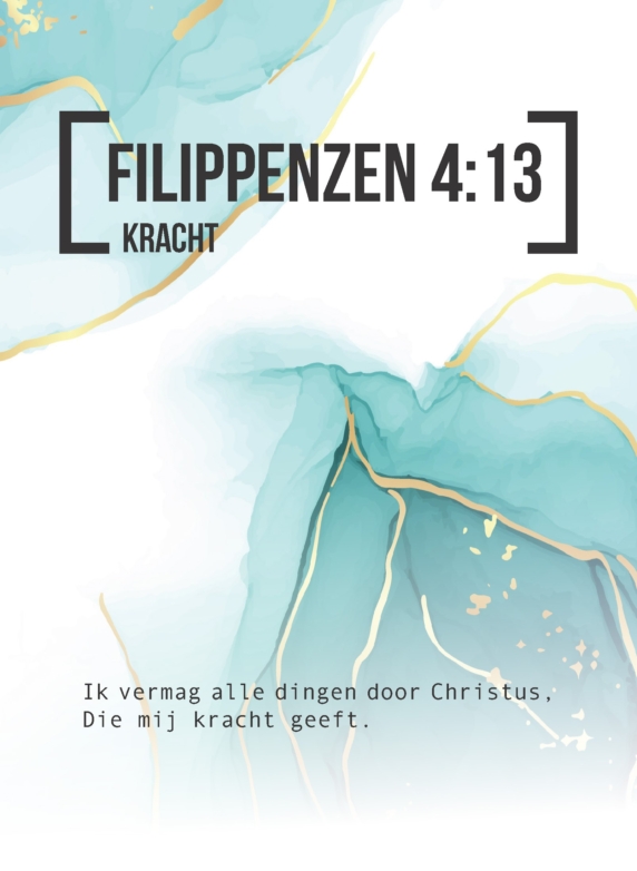 Bijbeltekstkaart 'Filippenzen 4:13' SV - MA42104 -  Interieurkaarten bij MajesticAlly