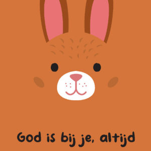 Kinderkaart 'God is bij je, altijd'