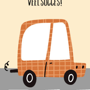 Kinderkaart 'Veel succes'