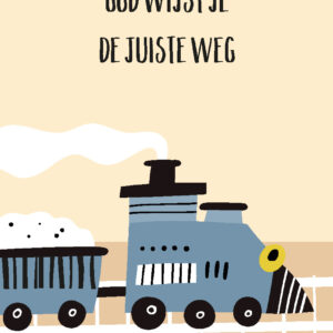 Kinderkaart 'Juiste weg'