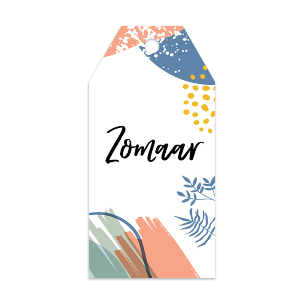 Cadeaulabel 'Zomaar'