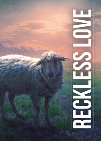 A4 poster met de tekst 'Reckless love'