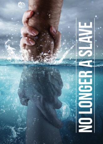 A4 poster met de tekst: 'No longer a slave'