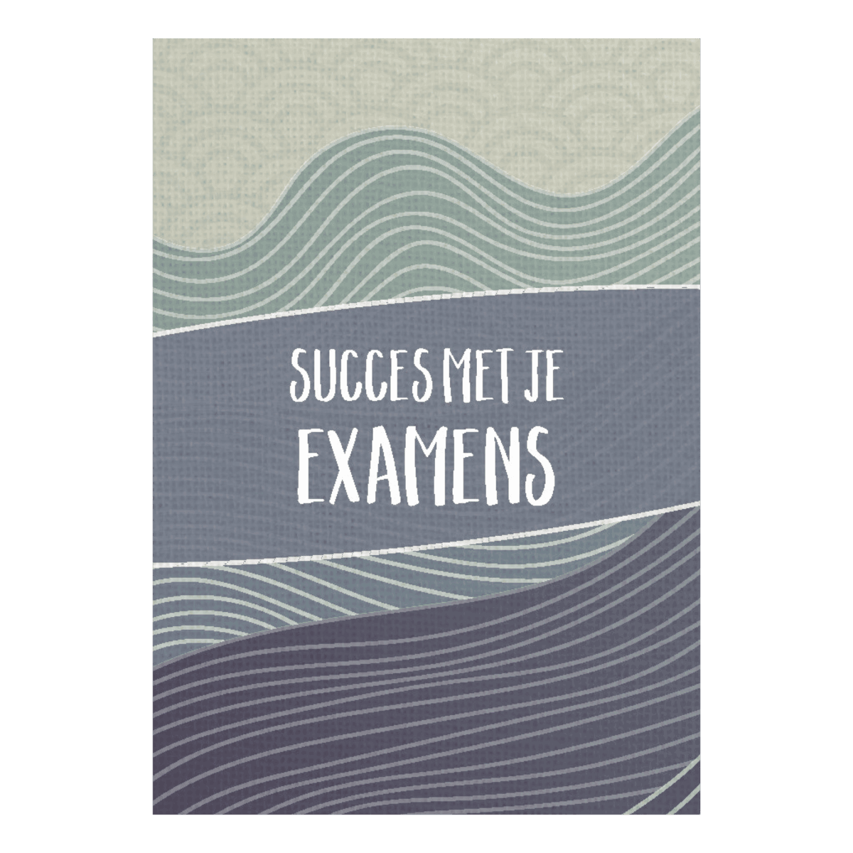 Wenskaart 'Succes met je examens'