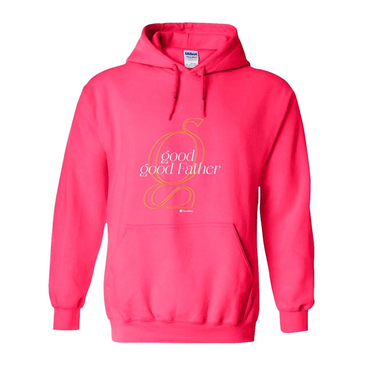 Hoodie Good Father Roze