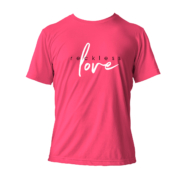 T-shirt Reckless love Roze