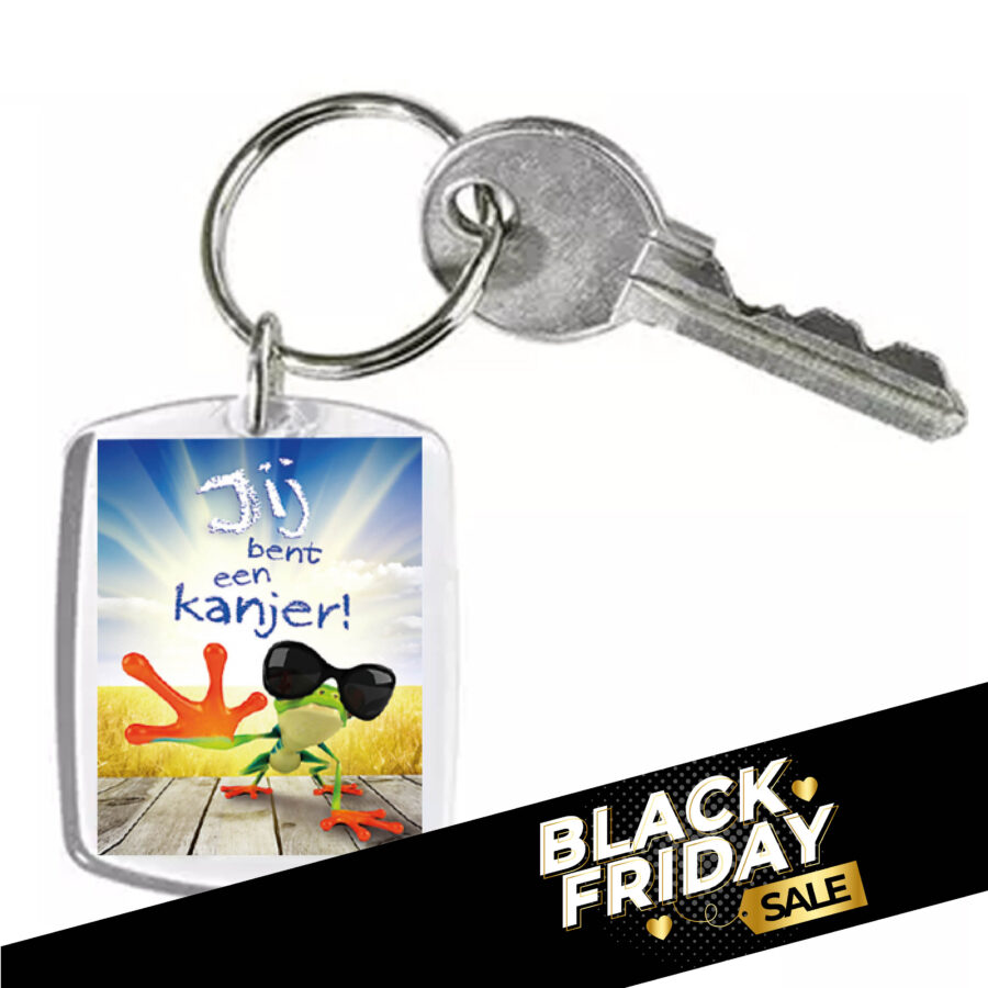 Sleutelhanger Jij bent een kanjer - voordeel