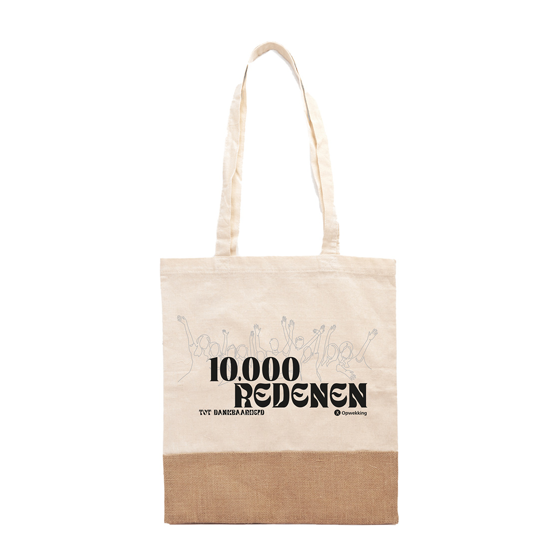 OW42003 - Luxe tas '10.000 redenen tot dankbaarheid'