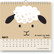 Bureaukalender 2024 Kinderen - binnenzijde