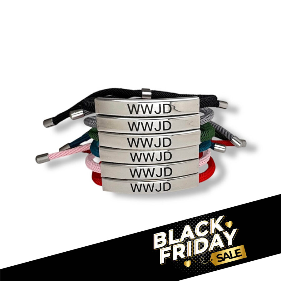 Touwarmband WWJD