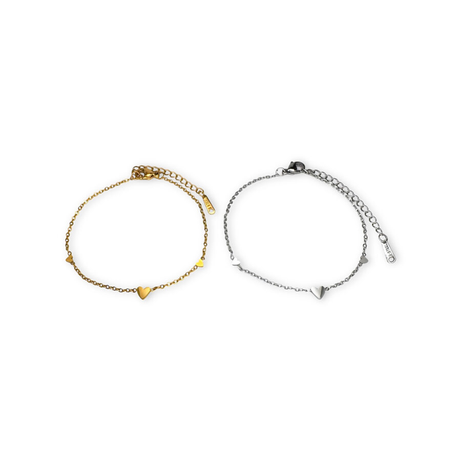 Armband Drie Hartjes