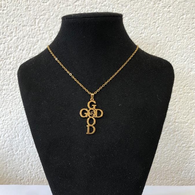 MA47005 - Ketting God is good goud