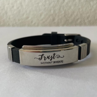 MA47503 - Siliconen armband 'Trust without borders'