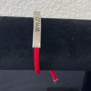 MA47605 - Touwarmband WWJD rood
