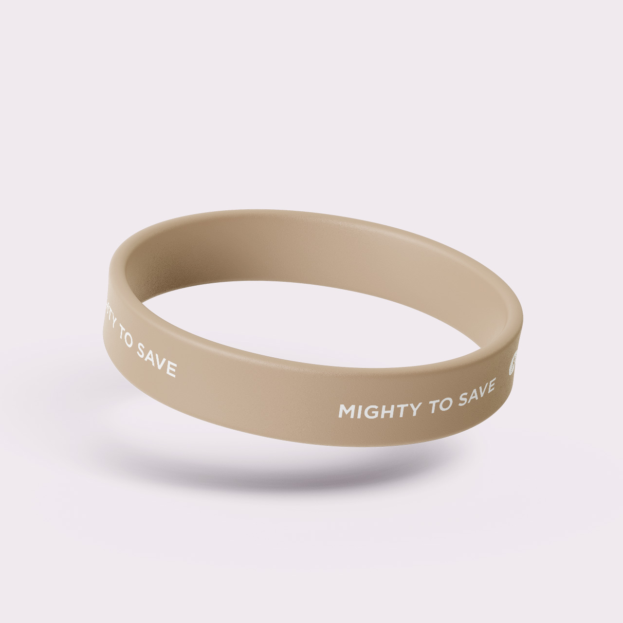 OW41005 – Siliconen armband – Mighty to save