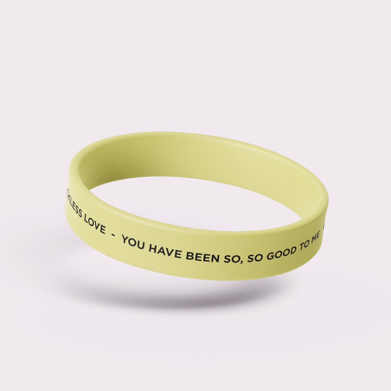 OW41008 - Siliconen armband - Reckless love - You have been so, so good to me