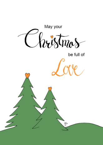 MA41315 - Kerstkaart Henrike 'May your Christmas be full of Love'