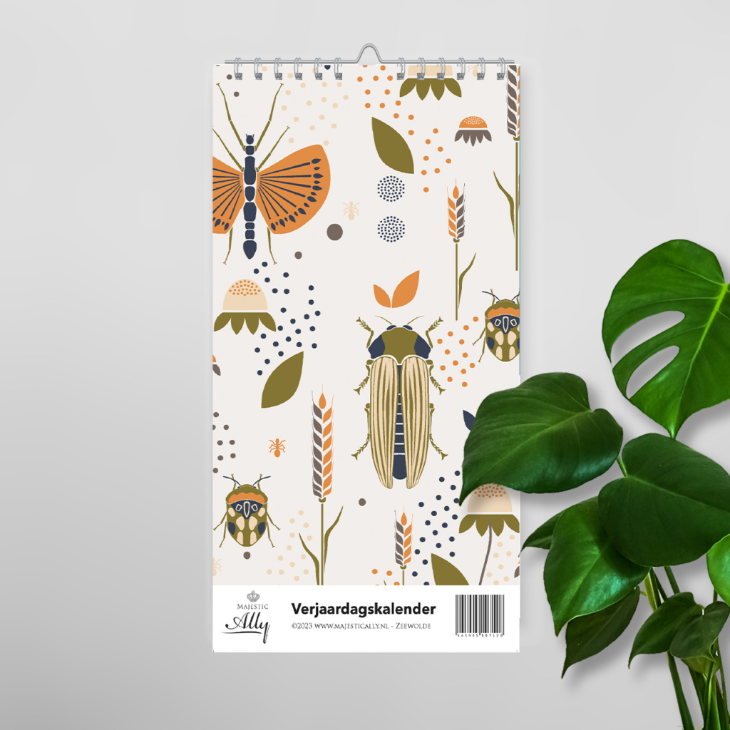 Verjaardagskalender 'Insecten'