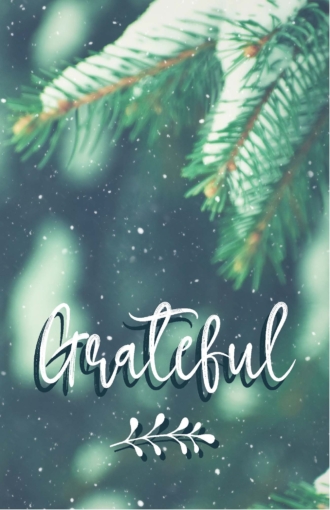 MA41503 - Minikaartje Kerst 'Grateful'