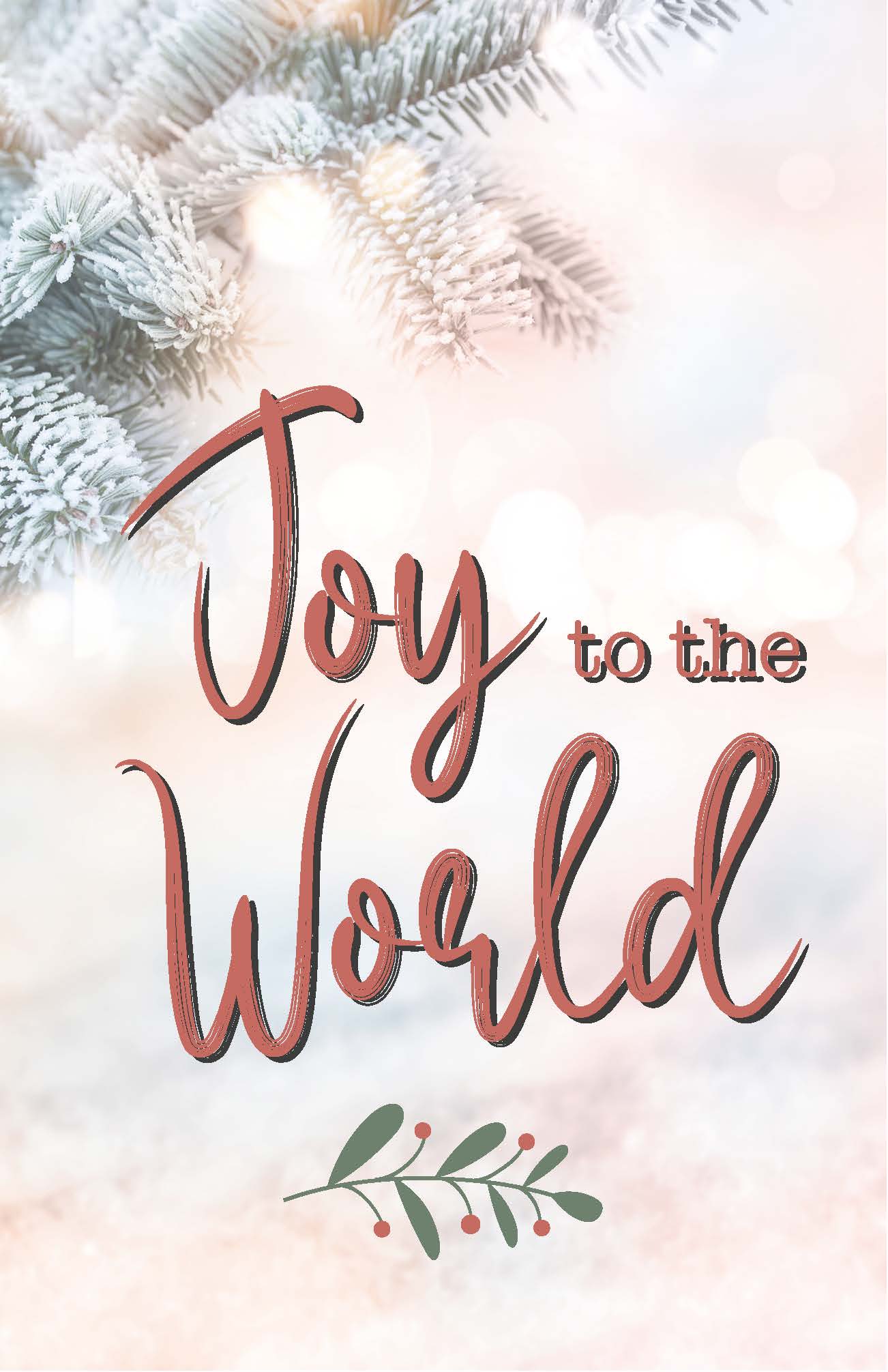 MA41505 - Minikaartje Kerst 'Joy to the world'