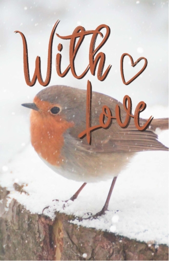 MA41506 - Minikaartje Kerst 'With love'