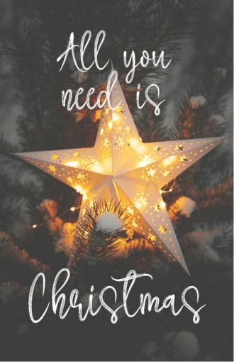 MA41507 - Minikaartje Kerst 'All you need is Christmas'