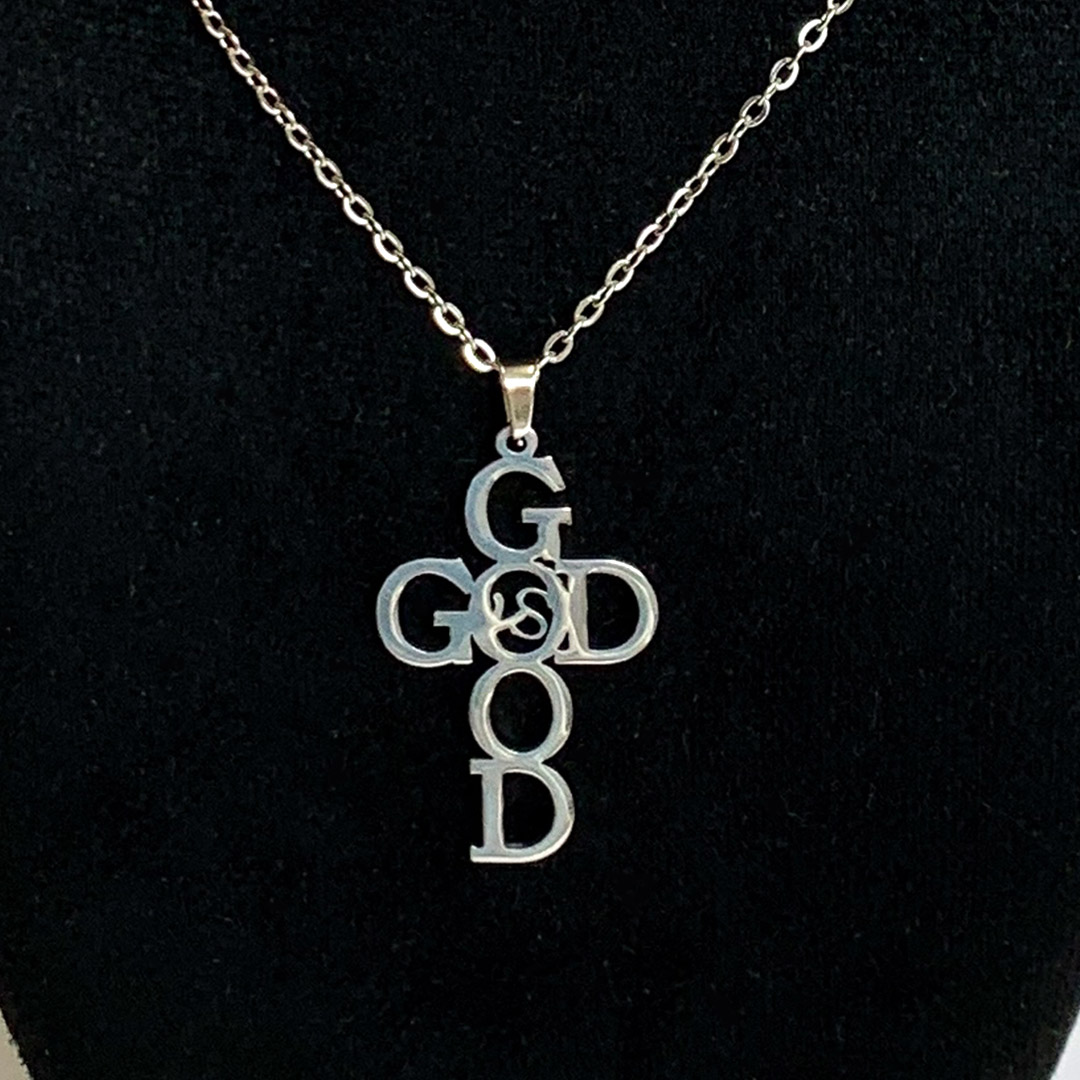 MA47006 - Ketting God is Good - zilver
