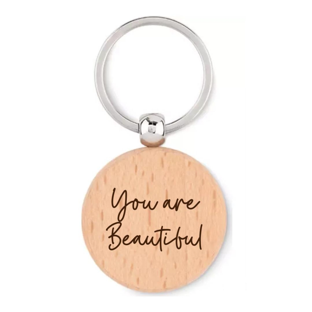 Sleutelhanger 'You are beautiful'