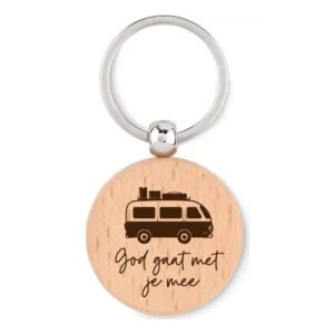 Sleutelhanger 'God gaat met je mee'