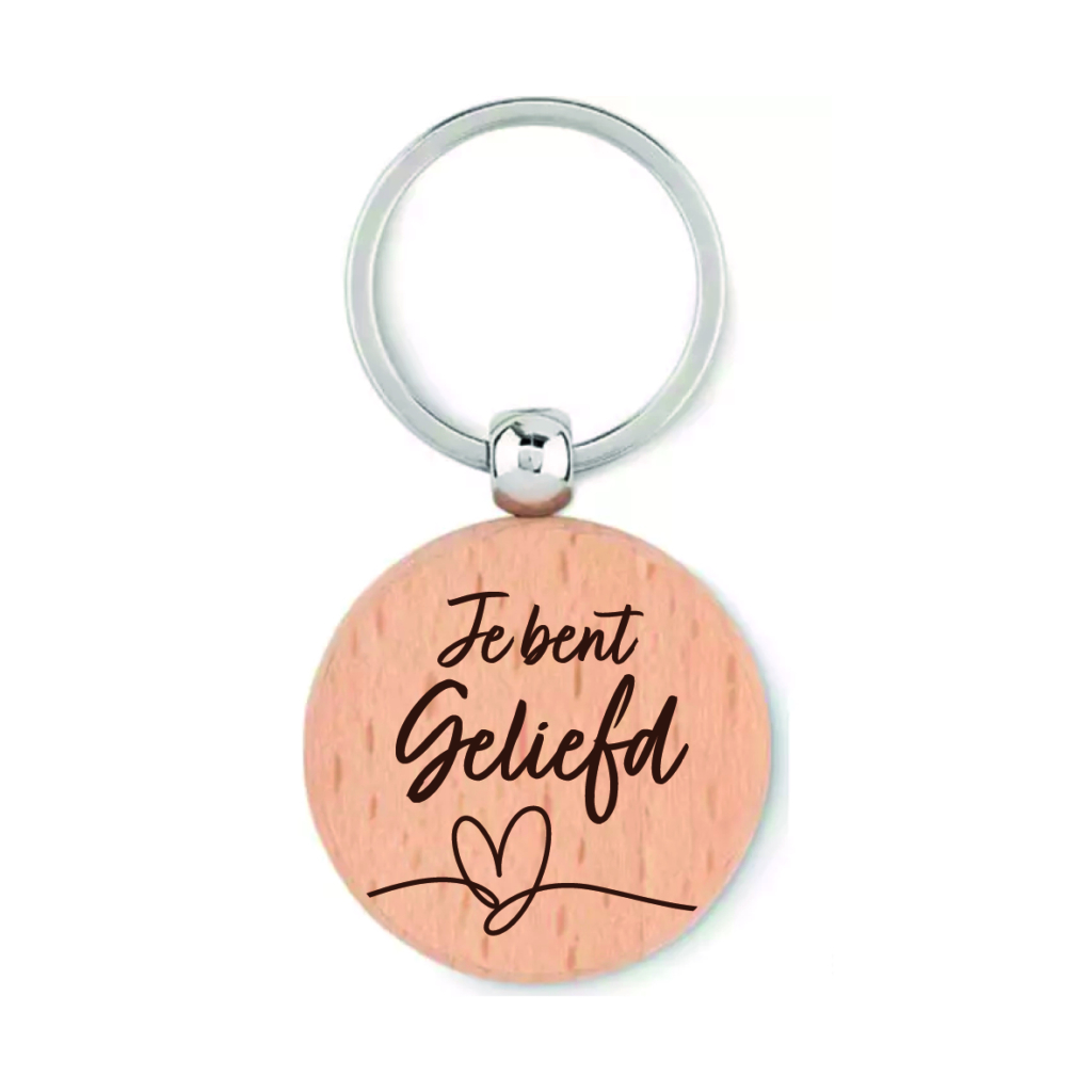 Sleutelhanger 'Je bent geliefd'