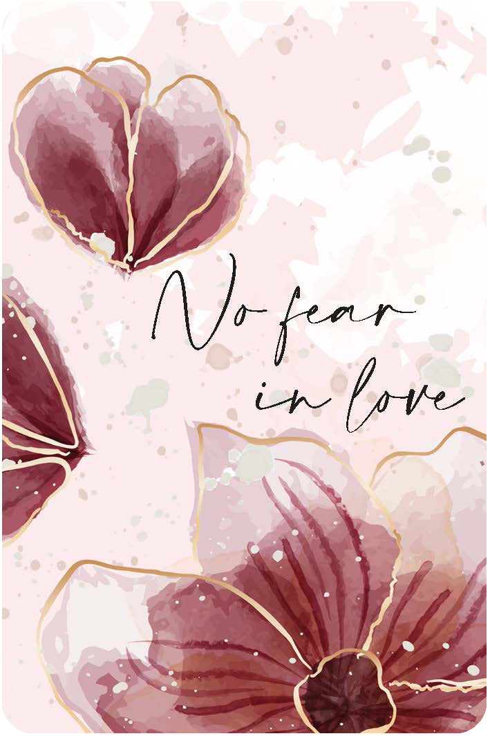 MA55201 Minikaartje 'No fear in love'